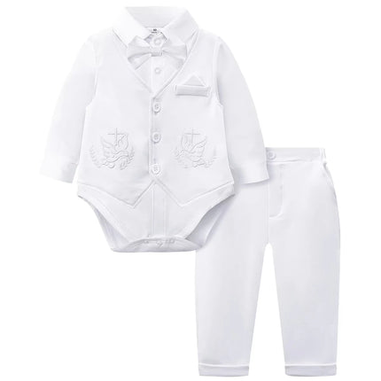 Gentleman Outfit Baby Boy Bow Formal Outfit - Gentleman Outfit - Top and Top - Mad Fly Essentials