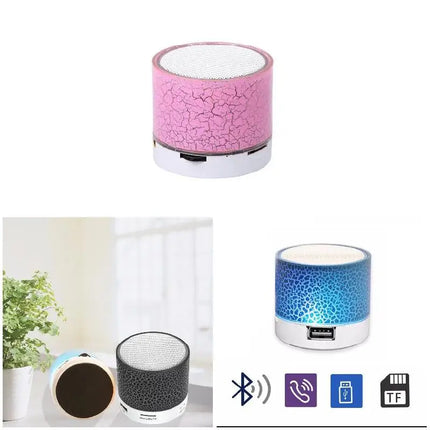 Home Essentials Mini Portable Waterproof Bluetooth Speaker - Home Essentials - GRN Flashing - Mad Fly Essentials