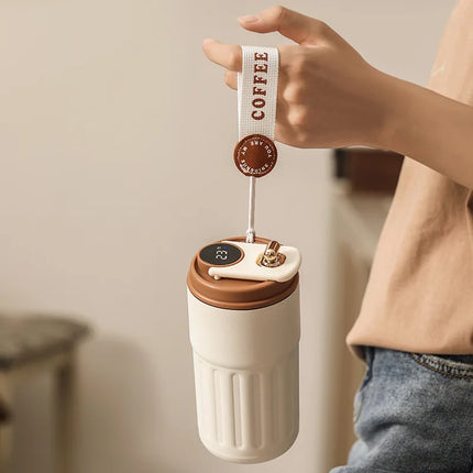 Coffee Mug 450ML Leakproof Temperature Display Travel Mug - Coffee Mug - Timult - Mad Fly Essentials