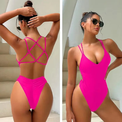 Bikini Set Women 2pc Lace Leopard Micro Swimwear Set - Bikini Set - Seenimoe - Mad Fly Essentials