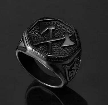 Ring Men Vintage Nordic Viking Helm Ring - Ring - Minoy - Mad Fly Essentials