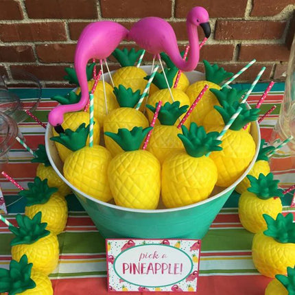 Party Essentials Pineapple Strawberry Fruit 8pc Cups - Party Essentials - 001 - Mad Fly Essentials