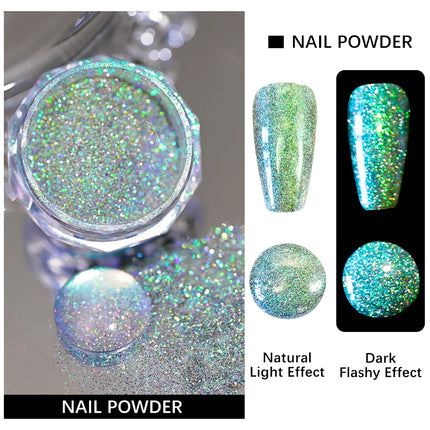 Nail Essentials Rainbow Glitter Holographic Seasonal Decor Gel - Nail Essentials - Julystar - Mad Fly Essentials