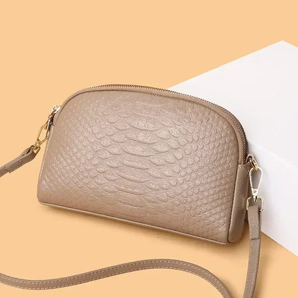 Handbag Women Pink Embossed Crocodile Satchel Purse - Handbag - Miescher Kora - Mad Fly Essentials