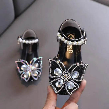 Kids Fashion High Heel Sequin Dance Princess Dress Shoes Girls Footwear - Mad Fly Essentials