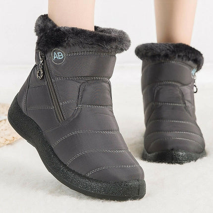 Women Waterproof Round Toe Snow Boots - Women's Shop Mad Fly Essentials