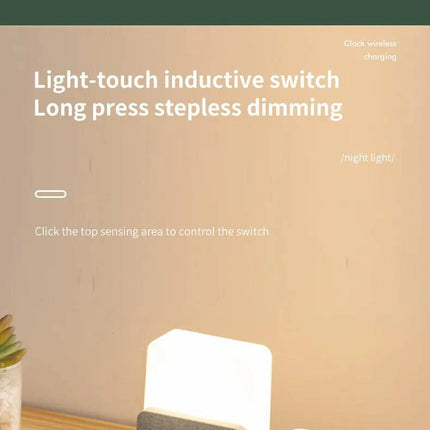 Multifunctional Fast-Charging LED Lamp Alarm Clock