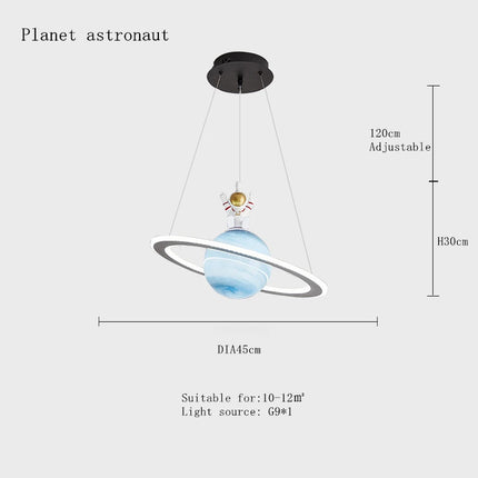 Retro Planet LED Indoor Pendant Light