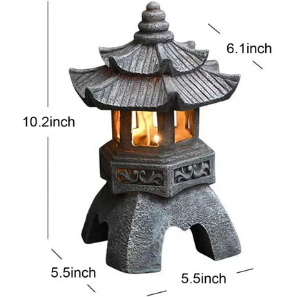 Garden Decor Solar Zen Lights Outdoor LED Pagoda - Garden Decor - Garden Pros - Mad Fly Essentials