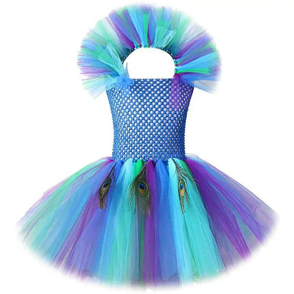Party Dress Girl Gradient Mesh Princess Birthday Dress - Party Dress - Doker - Mad Fly Essentials