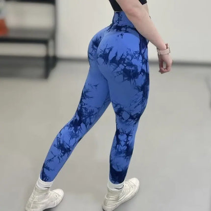 Fitness Leggings Women Seamless Tie Dye Leggings - Fitness Leggings - Ejuhaoti - Mad Fly Essentials