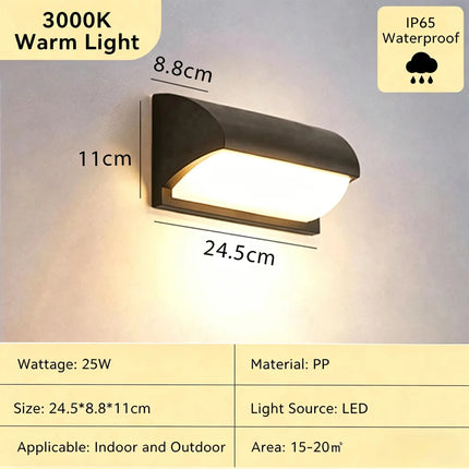 LED Wall Sconce Modern Outdoor Sensor Light - LED Wall Sconce - Clode - Mad Fly Essentials