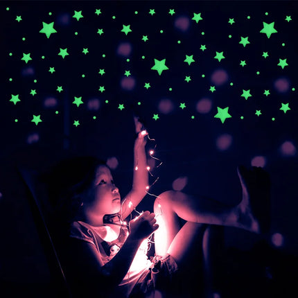 3D Wall Sticker Bubble Luminous Stars Dots Decoration - 3D Wall Stickers - Colorful Life - Mad Fly Essentials