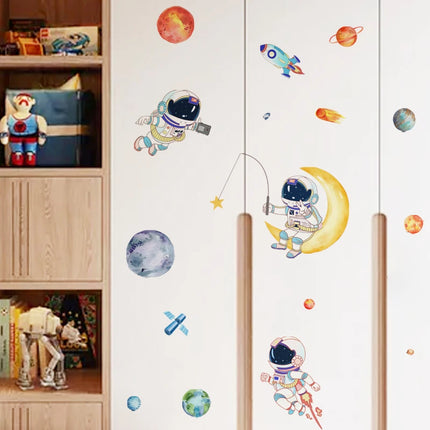 Nursery Decor Cartoon Planet 3D Wall Stickers - Nursery Decor - Sproutfox - Mad Fly Essentials
