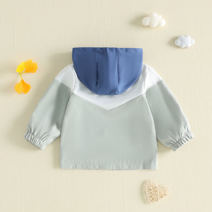 Outerwear Boys Autumn Toddler Contrast Color Long Jacket - Outerwear - Wildsurfer - Mad Fly Essentials