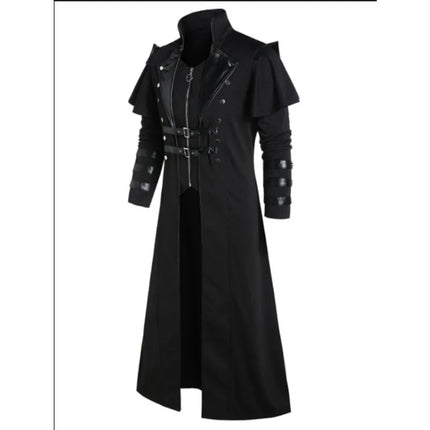 Costume Men Medieval Vintage Trench Cloak - Costume - LCSP - Mad Fly Essentials