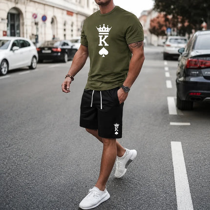 Tracksuit Men Fashion King Crown Spade Tracksuit Sets - Tracksuit - BKLD - Mad Fly Essentials