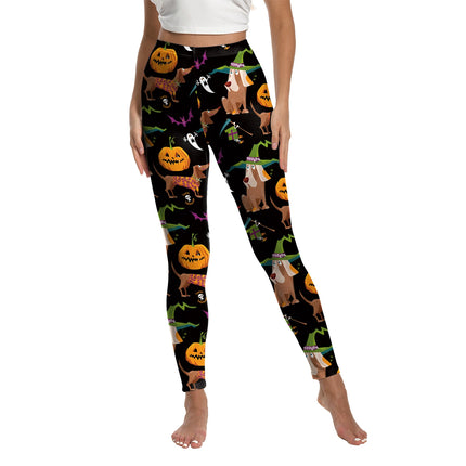 Fitness Leggings Women Halloween Punk Ghost Striped Leggings - Fitness Leggings - Youre My Secret - Mad Fly Essentials