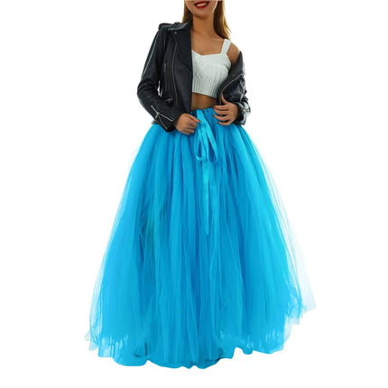 Women's Princess Performance Photography Solid Bubble Skirt