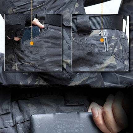 Cargo Pants Men IX8 Waterproof Tactical Pants - Cargo Pants - EH MD JEANS - Mad Fly Essentials