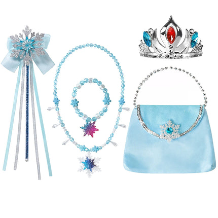 Girl Seasonal Wear Gloves Wand Princess Costume Accessories Set - Girl Seasonal Wear - Zawaland - Mad Fly Essentials