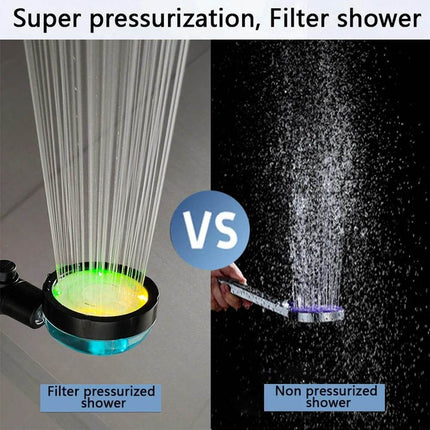 360 Rotation Led Digital Temperature Shower Head - Mad Fly Essentials