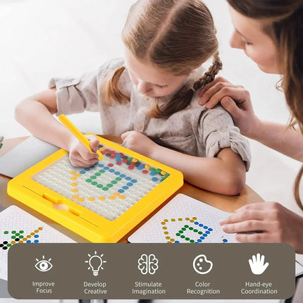 Kids Magnetic Montessori Drawing Board with Pen