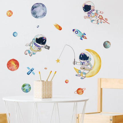 Nursery Decor Cartoon Planet 3D Wall Stickers - Nursery Decor - Sproutfox - Mad Fly Essentials