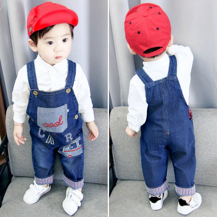 Clothing Set Baby Toddler Infant Denim Cars Set - Clothing Set - Diimuu - Mad Fly Essentials