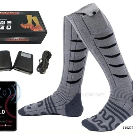 Socks 5000mAh Heated Adjustable Thermal Footwear - Socks - Juummp - Mad Fly Essentials