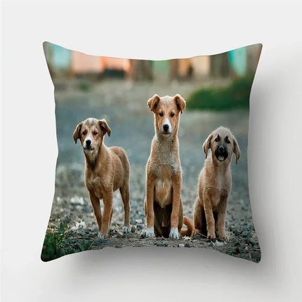 Custom Dog Animal Pillow Cover Cushion