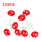 10PCS Mushroom
