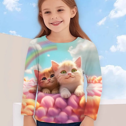 Shirt Baby Girl 3D Unicorn Cat Animal Tops - Shirt - DXTON - Mad Fly Essentials