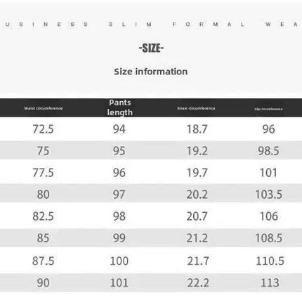 Men Classic Business Casual Suit Pants - Mad Fly Essentials