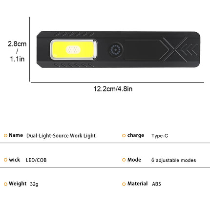 Keychain LED USB Rechargeable Mini Flashlight with magnet - Keychain - Peiqi - Mad Fly Essentials