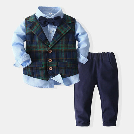 Gentleman Outfit Baby Boy Formal Costume Suit - Gentleman Outfit - Babyboo - Mad Fly Essentials