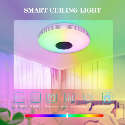 Dimmable Smart Bluetooth Speaker LED Ceiling Light
