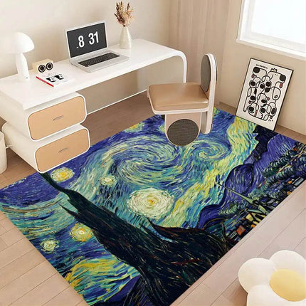 Van Gogh Oil Paintings Room Welcome Mats - Mad Fly Essentials