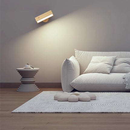 LED Pendant Light 360 Rotatable Beech Wood Wall Lamp - LED Pendant Light - IMDGR - Mad Fly Essentials