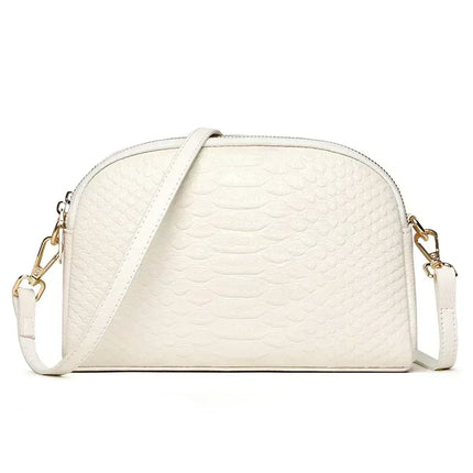 Handbag Women Pink Embossed Crocodile Satchel Purse - Handbag - Miescher Kora - Mad Fly Essentials