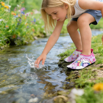 Kids Footwear Baby Girl Pink Dinosaur Animal Water Slippers - Kids Footwear - Kleine Kinder - Mad Fly Essentials