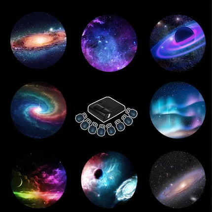 LED Night Light Fantasy Moon Wall Projector Birthday Decor - LED Night Light - Hawboirry - Mad Fly Essentials