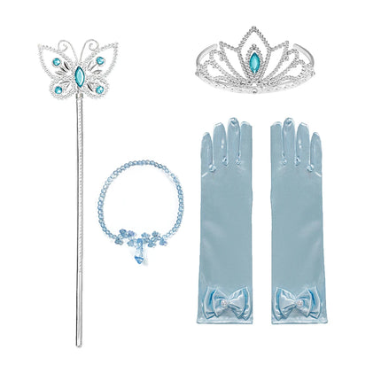 Girl Seasonal Wear Gloves Wand Princess Costume Accessories Set - Girl Seasonal Wear - Zawaland - Mad Fly Essentials