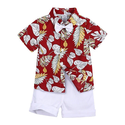Clothing Set Boy Summer Floral Vacation Seasonal Wear - Clothing Set - Surferfish - Mad Fly Essentials