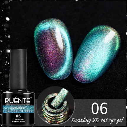 Nail Essentials Green Crystal Cat Magnetic Gel Polish - Nail Essentials - Rikonka - Mad Fly Essentials
