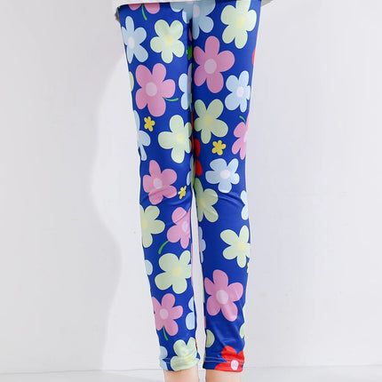 Leggings Baby Girl Floral 3D Pencil Pants - Leggings - LMOFA - Mad Fly Essentials