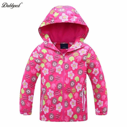 Girl New Seasonal Wear Polar Fleece Waterproof Hoodies Jacket Outerwear - Mad Fly Essentials