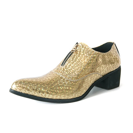 Men Footwear Leather Fashion Sequin Business Casual Shoes - Men Footwear - OEIN - Mad Fly Essentials