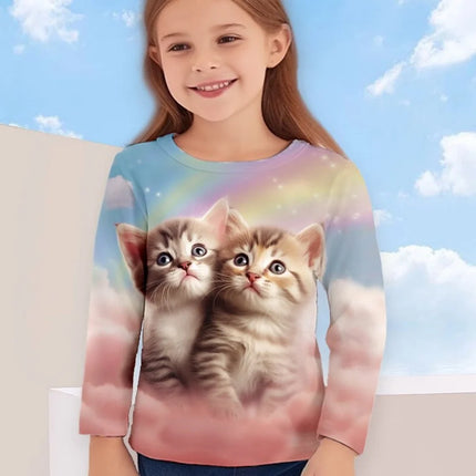 Shirt Baby Girl 3D Unicorn Cat Animal Tops - Shirt - DXTON - Mad Fly Essentials