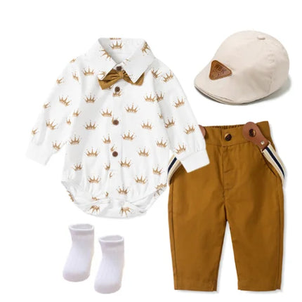 Baby Boys Newborn Prince Costume Outfit Set